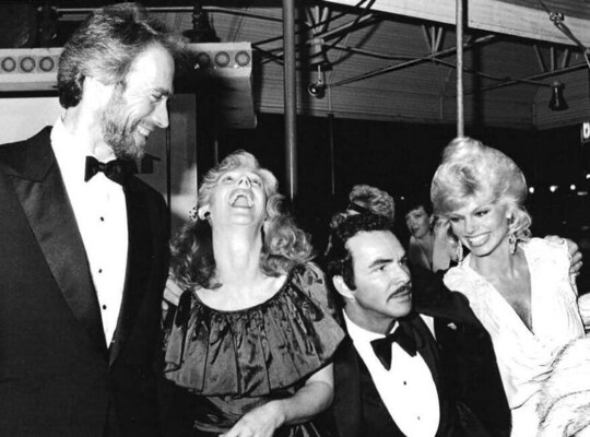 clint_eastwood_sondra_locke_burt_reynolds_Loni Anderson_1984